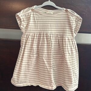 Lia Gray Stripes Dress